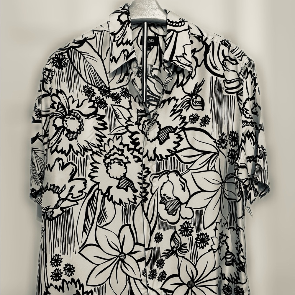 Fendi Silk Shirt collaboration withh Joshua Vides